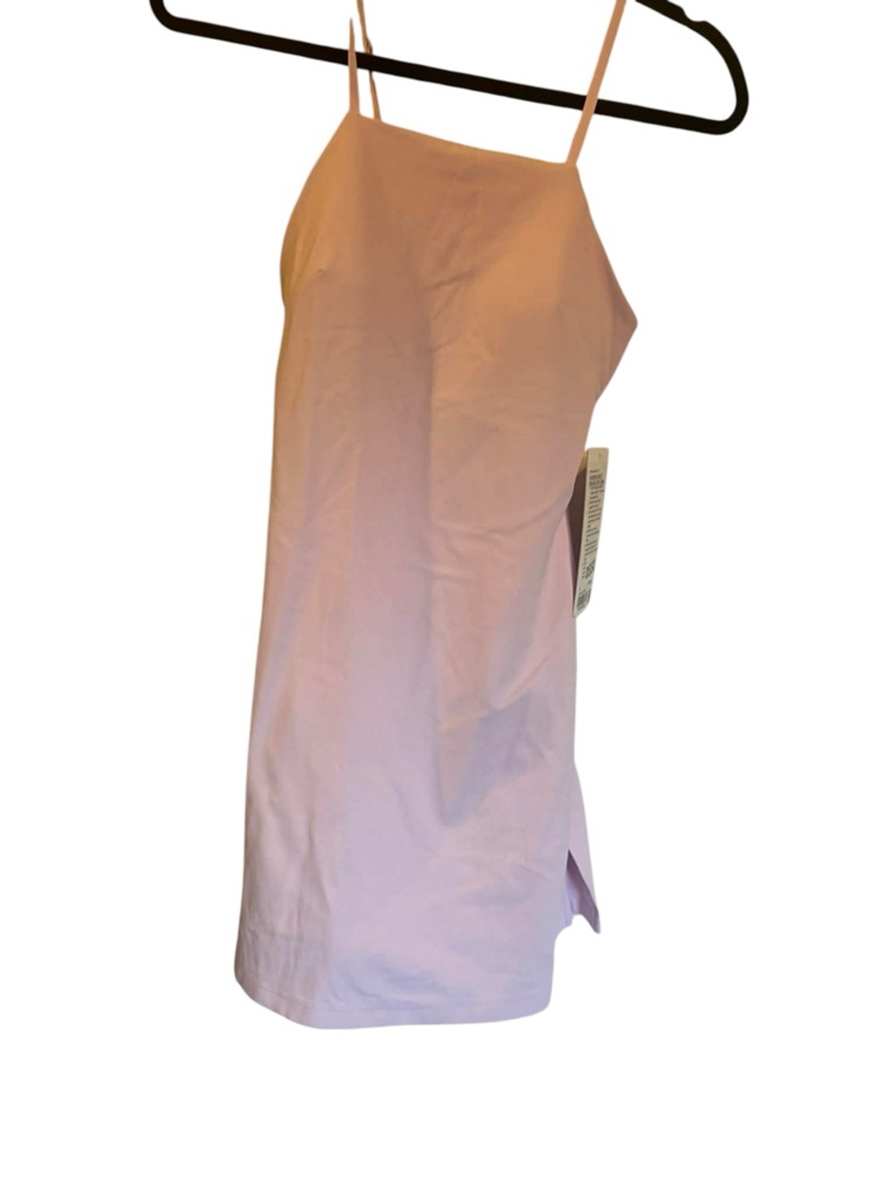 NWT Lululemon align side slit cami dress PINK ORGANZA Size 4